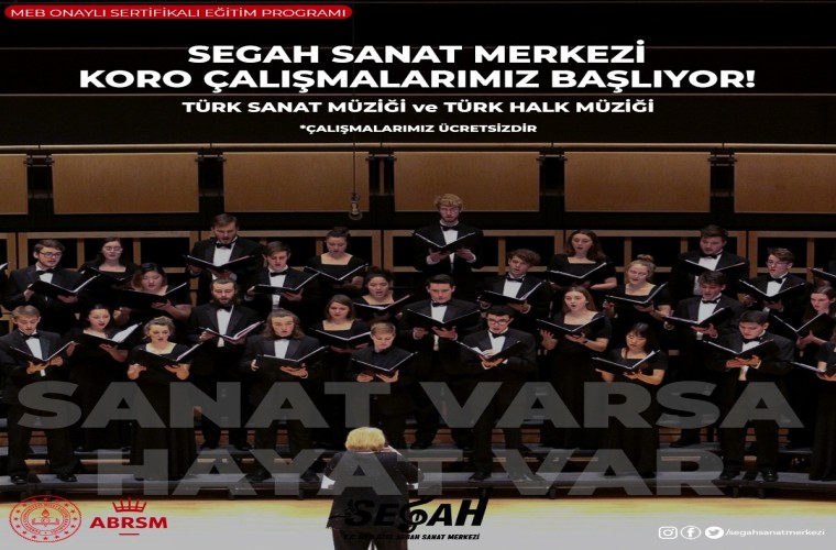 Türk Sanat Müziği ve Türk Halk Müziğ Koro çalışmalarımız başlıyor!